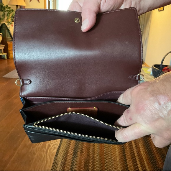 Coach Kaffee Fassett chain Clutch Crossbody NEW! - Picture 7 of 10